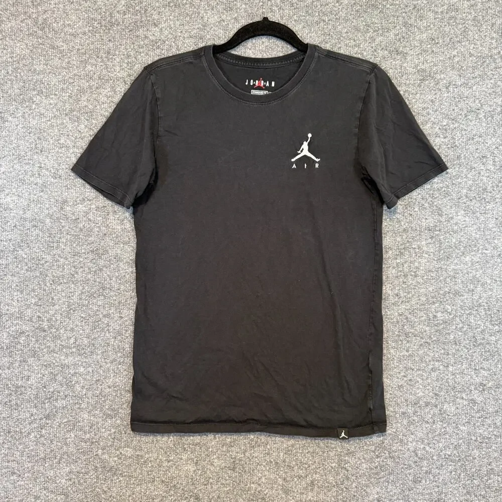 Jordan Shirt Mens Small Black‎ Short Sleeve Crewneck Short Sleeve Tshirt